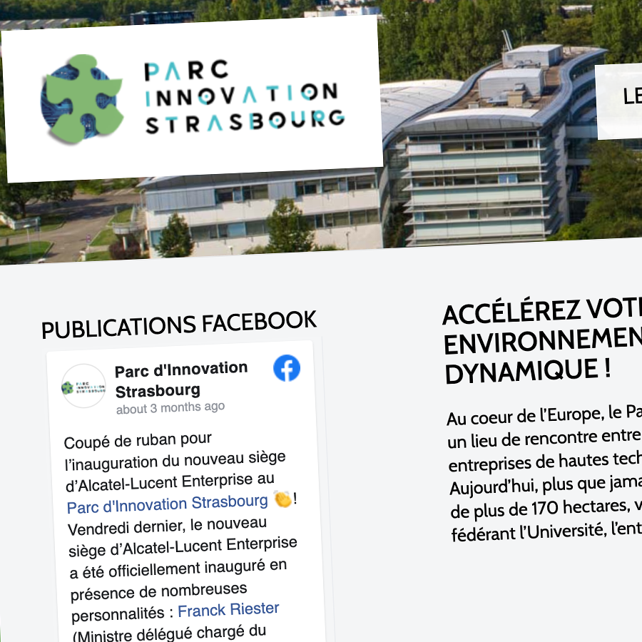 Le Parc d'Innovation de Strasbourg